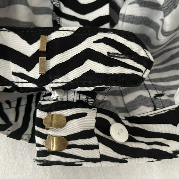 NWT LOFT Zebra Print Belted Flowy Summer Shorts - Picture 7 of 9